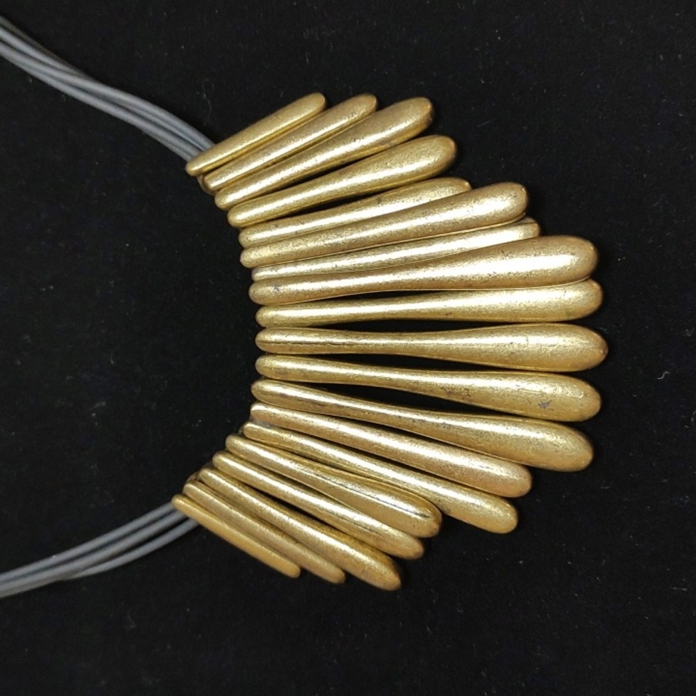 Brass Statement Necklace - Picture 6 of 6